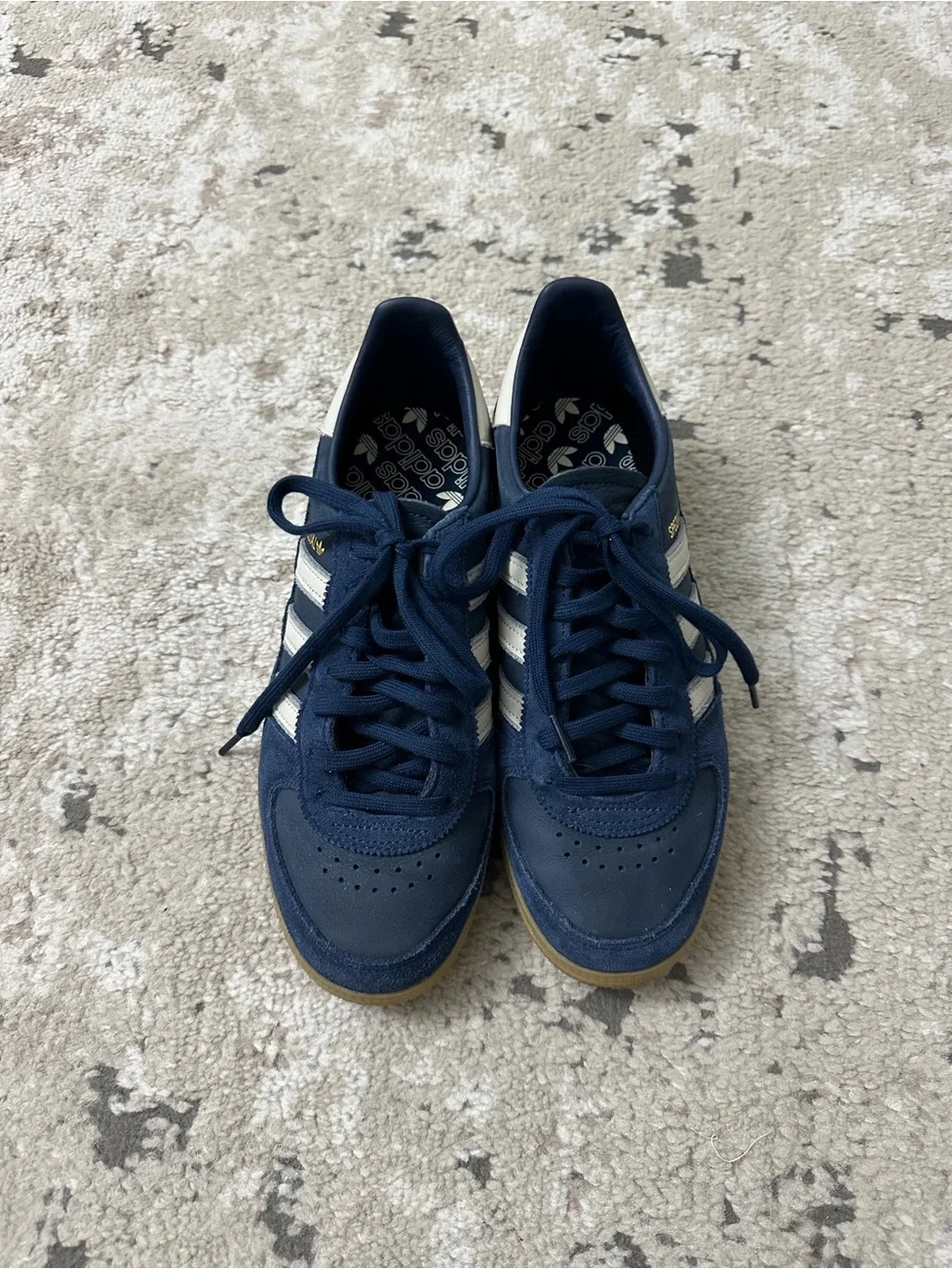 adidas Navy and White Spezial Sneakers